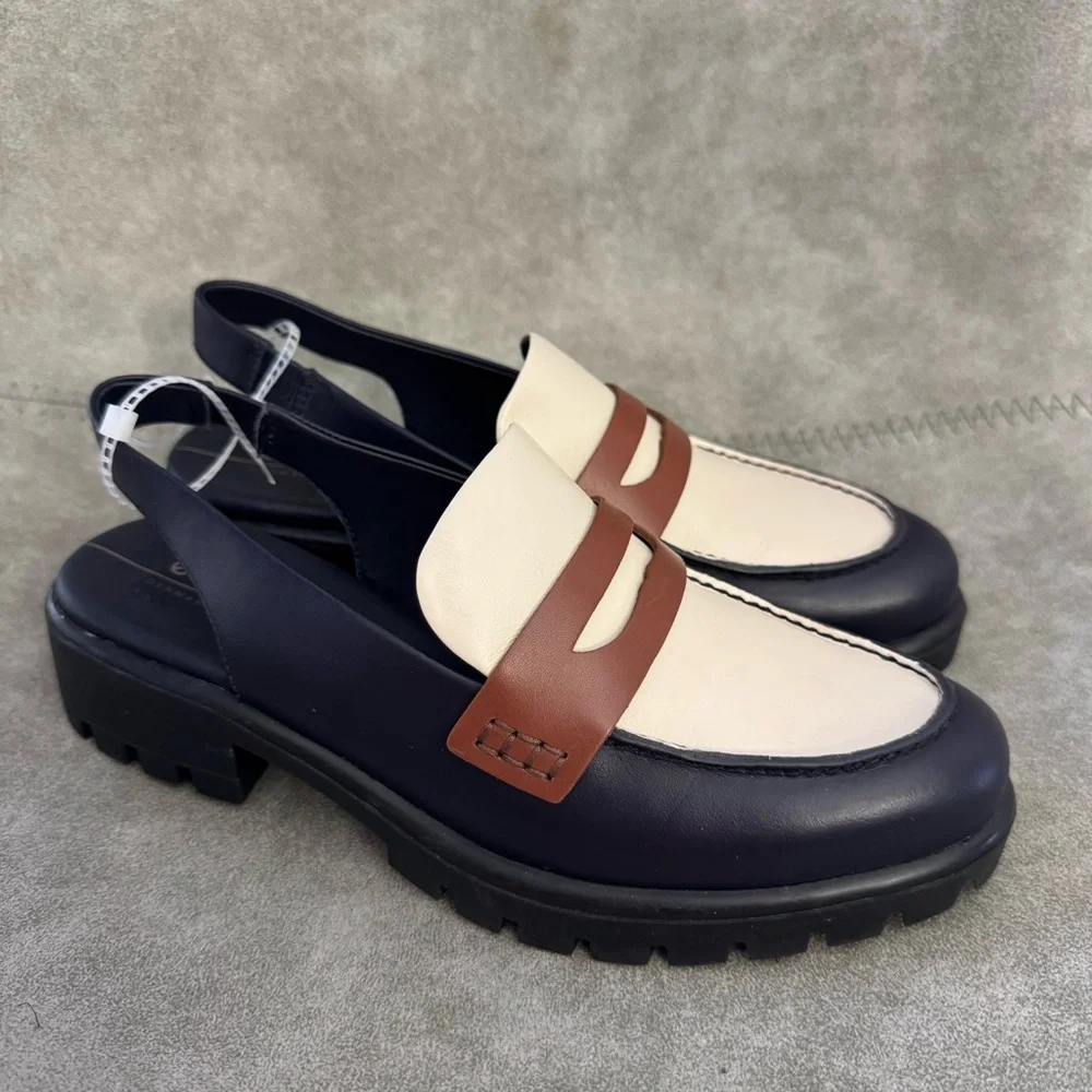 NWT ECCO Modtray Water Resistant Slingback Penny Loafer Sz 37 ( US 6-6,5) - Picture 6 of 12